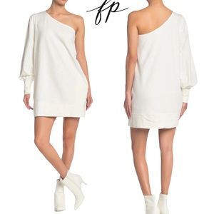 NWT Free People Zoya Mini Dress, White